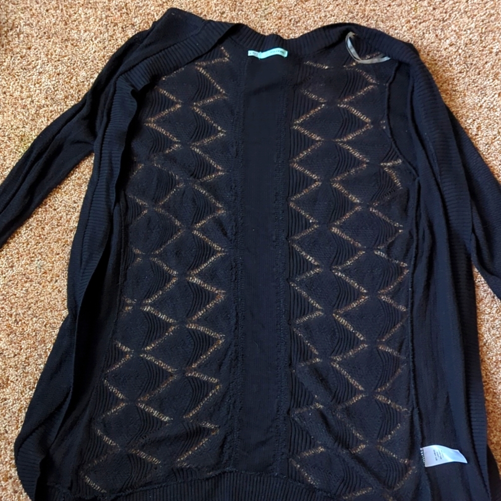 Black Cardigan Cover Up